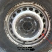 MERCEDES SPRINTER SPARE WHEEL FITTED WITH 235/65/R16C MICHELIN TYRE 7MM