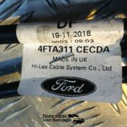 FORD TRANSIT CUSTOM 2.0 RWD 6SPEED GEAR SELECTOR CABLES BK2R7E395DF