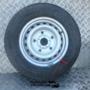 FORD TRANSIT CUSTOM SPARE WHEEL FITTED WITH 215/65/R15C GOODYEAR TYRE 10MM