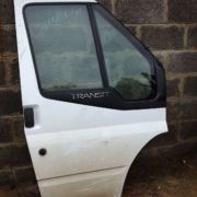 FORD TRANSIT MK7 COMPLETE FRONT DOOR O/S DRIVERS SIDE / RIGHT HAND SIDE WHITE