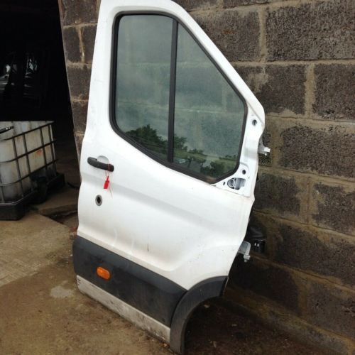 FORD-TRANSIT-MK8-2018-FRONT-DOOR-COMPLETE-OS-DRIVERS-SIDE-WHITE-174829348224