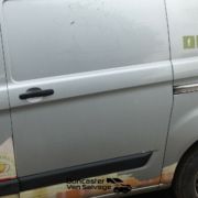 FORD TRANSIT CUSTOM 2018 PREFACELIFT SIDE LOADING DOOR SILVER