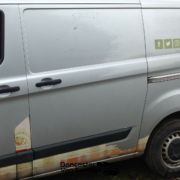 FORD TRANSIT CUSTOM 2018 PREFACELIFT SIDE LOADING DOOR SILVER