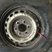 MERCEDES SPRINTER SPARE WHEEL FITTED WITH 235/65/R16C GOODYEAR TYRE