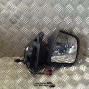 VAUXHALL COMBO / FIAT DOBLO MANUAL DOOR MIRROR O/S DRIVERS SIDE BLACK PLASTIC