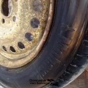 FORD TRANSIT CONNECT 2011 SPARE WHEEL FITTED WITH 195/65/R15 BUDGET TYRE 10MM