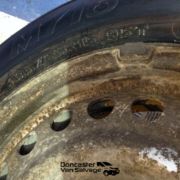 FORD TRANSIT CONNECT 2011 SPARE WHEEL FITTED WITH 195/65/R15 BUDGET TYRE 10MM