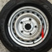 FORD TRANSIT CUSTOM 2020 SPARE WHEEL FITTED WITH 215/65/R15C GOODYEAR TYRE 8MM