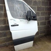 MERCEDES SPRINTER 2014 FRONT DOOR O/S DRIVERS SIDE / RIGHT HAND SIDE WHITE