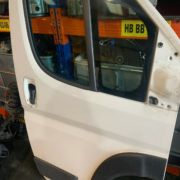 PEUGEOT BOXER 2018 O/S F DRIVERS DOOR COMPLETE WITH MOTOR/MECHANISM AND GLASS